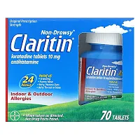 Non-Drowsy, Claritin, 10 mg, 70 Tablets