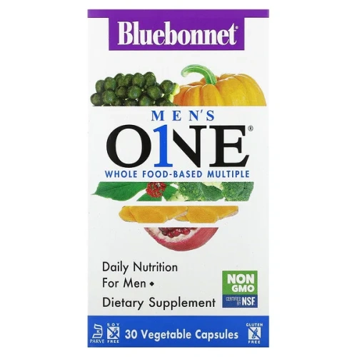 Bluebonnet Nutrition, Men&#x27;s ONE, 30 Vegetable Capsules