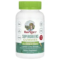 MaryRuth&#x27;s, Supergreens Gummies, Sugar Free, Lemon Lime Orange, 60 Gummies