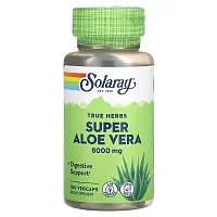 Solaray, True Herbs Super Aloe Vera, 8,000 mg, 100 VegCaps