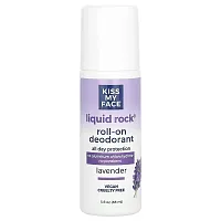 Kiss My Face, Liquid Rock, Roll-On Deodorant, Lavender, 3 fl oz (88 ml)