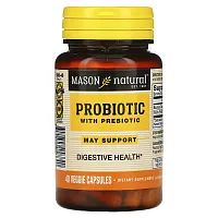 Mason Natural, Probiotic with Prebiotic, 40 Veggie Capsules