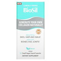 Biosil, Collagen Generator, средство для стимулирования производства коллагена, 30 капсул с жидкостью