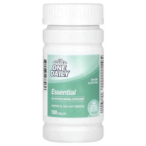 21st Century, One Daily, Essential, 100 Tablets