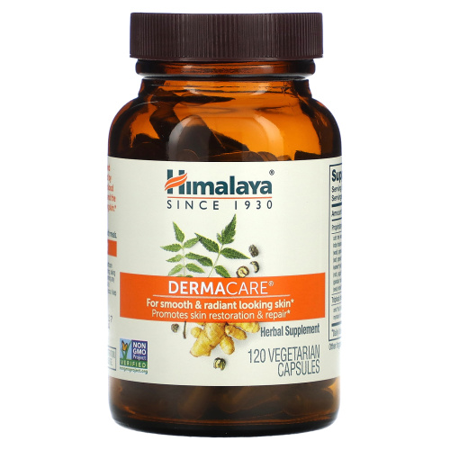 Himalaya, DermaCare, 120 вегетарианских капсул фото 3