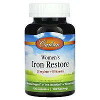 Carlson, Women&#x27;s Iron Restore, 180 Capsules