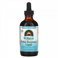 Source Naturals, Wellness, травяная жидкость для повышения устойчивости с эхинацеей, коптисом и инь цзяо, без спирта, 118,28 мл (4 жидк. Унции)