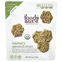 Foods Alive, Sprouted Crisps, Rosemary, 4 oz (113 g)