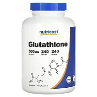 Nutricost, Glutathione, 500 mg, 240 Capsules