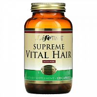 LifeTime Vitamins, Supreme Vital Hair с MSM, 120 капсул