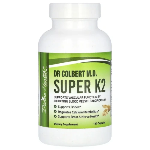 Divine Health, Dr Colbert M.D., Super K2, 120 Capsules