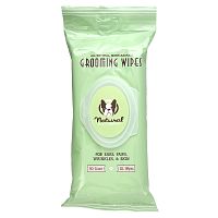 Natural Dog Company, салфетки для ухода за собаками, для всех возрастов, размер XL, 50 шт.