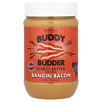 Bark Bistro, Buddy Budder, Peanut Butter, For Dogs, Bangin&#x27; Bacon, 17 oz (480 g)