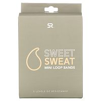 Sports Research, Sweet Sweat, мини-эспандеры, 5 штук