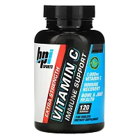 BPI Sports, Vitamin C, Extra Strength, 1,000 mg, 120 Tablets