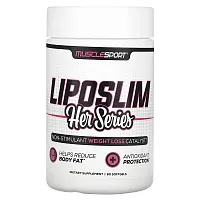 MuscleSport, Her Series, Liposlim, 60 Softgels