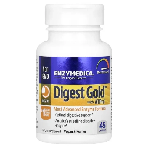 Enzymedica, Digest Gold with ATPro, 45 Capsules