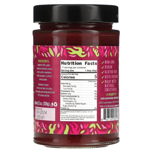 GOOD GOOD, Raspberry Jam, 12 oz (330 g) фото 2