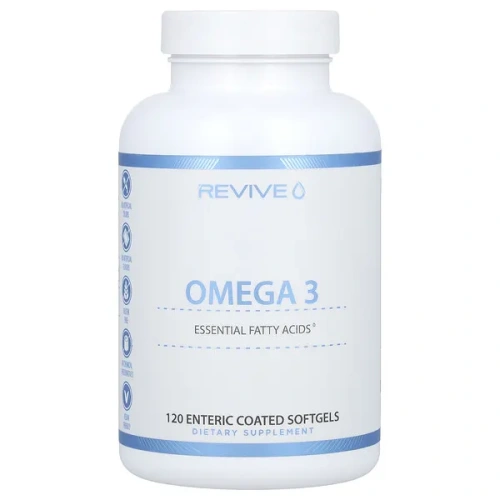 Revive, Omega 3, 120 Enteric Coated Softgels