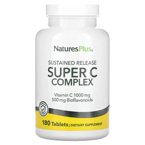 NaturesPlus, Sustained Release Super C Complex, 180 Tablets