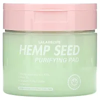 Lalarecipe, Hemp Seed Purifying Pad, Smoothing Toner, 70 Pads, 7.43 fl oz (220 ml)