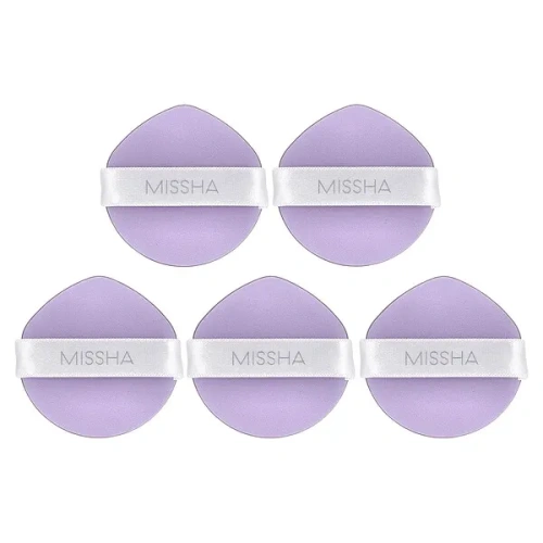 Missha, Glow Layering Fit Puff, 5 Pieces