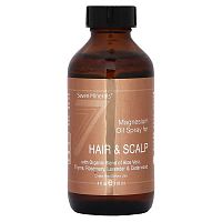 Seven Minerals, Magnesium Oil Spray For Hair &amp; Scalp, 4 fl oz (118 ml)