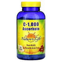 Nature&#x27;s Life, C-1,000 Ascorbate, 250 Tablets