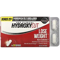 Hydroxycut, Pro Clinical Hydroxycut, для снижения веса, 20 капсул с быстрым высвобождением