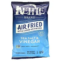 Kettle Foods, Air Fried Potato Chips, Sea Salt &amp; Vinegar, 6.5 oz (184 g)