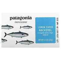 Patagonia Provisions, Lemon Caper Mackerel, 4.2 oz (120 g)