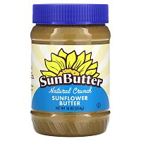 SunButter, Natural Crunch, спред из семян подсолнечника, 16 унций (454 г)