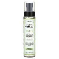 J R Watkins, Awaken, Aromatherapy In-Shower Mist, Rosemary &amp; Rosewood , 4 fl oz (118 ml)