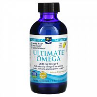 Nordic Naturals, Ultimate Omega, со вкусом лимона, 2840 мг, 119 мл (4 жидк. унции)