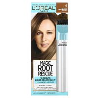 L'Oreal, Magic Root Rescue, комплект для окрашивания корней за 10 минут, оттенок 6 светло-каштановый, на 1 применение