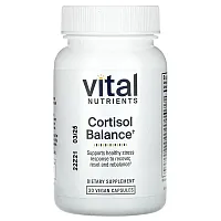 Vital Nutrients, Cortisol Balance, 30 Vegan Capsules