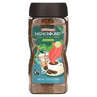 Highground Coffee, Organic Instant Coffee, Medium Roast, Decaf, 3.53 oz (100 g)