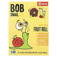 Bob Snail, Fruit Rolls, Apple-Pear, 10 Pouches, 0.35 oz (10 g) Each