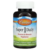 Carlson, Super 1 Daily, 60 Vegetarian Tablets