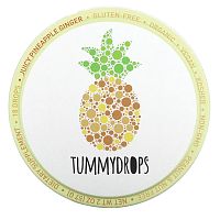 Tummydrops, Сочные капли с ананасом и имбирем, 18 капель, 57 г (2 унции)