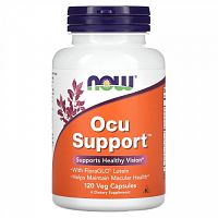 Now Foods, Ocu Support, 120 растительных капсул