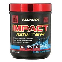 ALLMAX Nutrition, IMPACT Igniter, перед тренировкой, голубая малина, 328 г (11,6 унции)