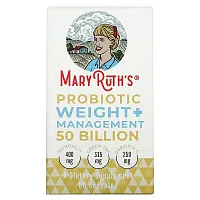 MaryRuth&#x27;s, Probiotic Weight+ Management, 50 Billion, 60 Capsules