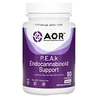 Advanced Orthomolecular Research AOR, P.E.A.k Endocannabinoid Support, Advanced, 90 Capsules