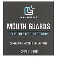 M3 Naturals, Mouth Guards, 3 Sizes, 4 Guards