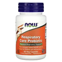 NOW Foods, Respiratory Care Probiotic, 60 Veg Capsules