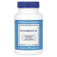 The Vitamin Shoppe, B-Complex 50, 100 Vegetable Capsules