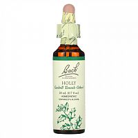 Bach, Original Flower Remedies, Холли, 20 мл (0,7 жидк. Унции)