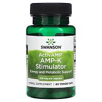 Swanson, ActivAMP AMP-K Stimulator, 225 mg, 60 Veggie Caps