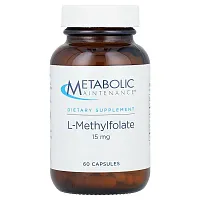 Metabolic Maintenance, L-Methylfolate, 15 mg, 60 Capsules